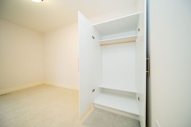 view of closet