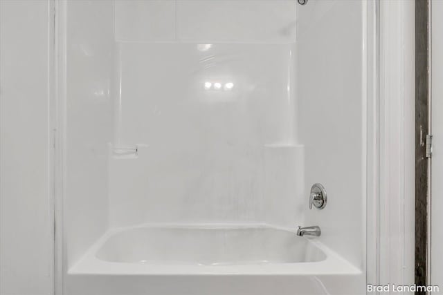 bathroom featuring bathing tub / shower combination