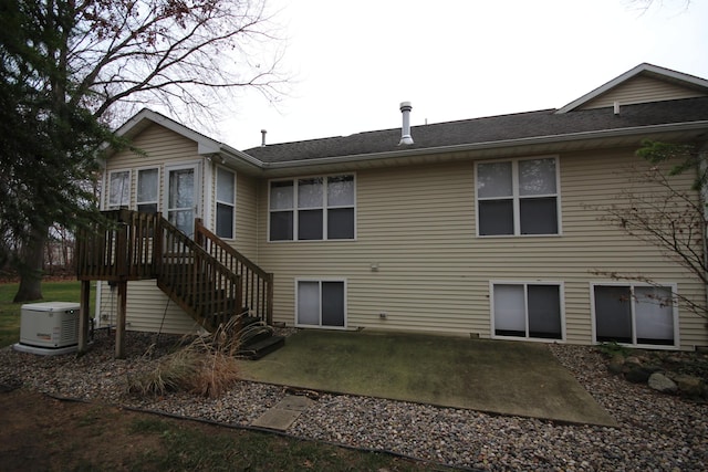 view of back of property