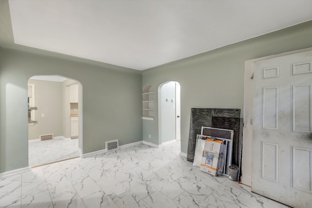 view of unfurnished living room