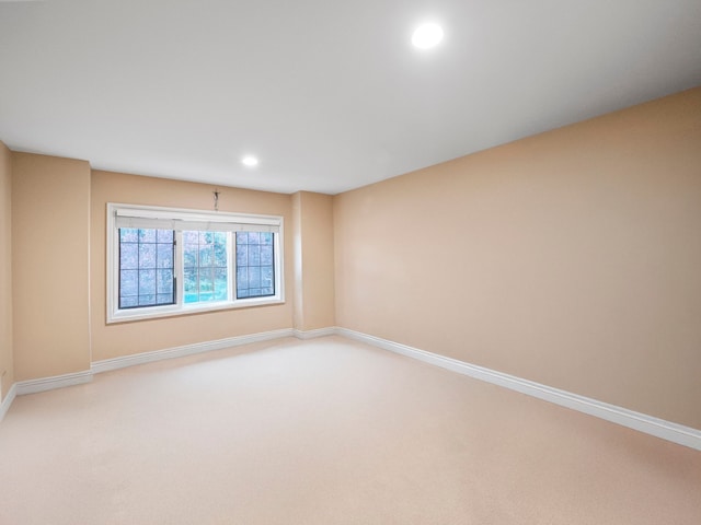 empty room with carpet floors