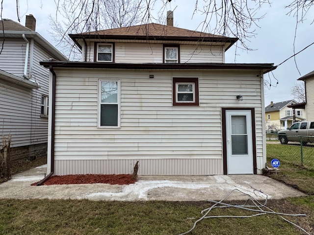 view of rear view of property