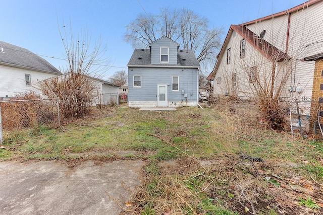 view of back of property