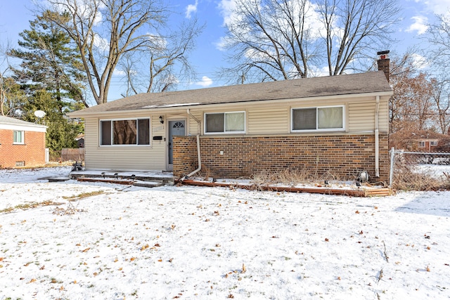 view of bungalow-style home