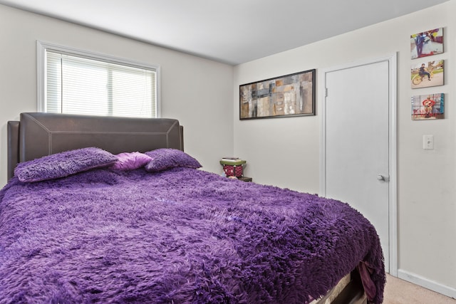 bedroom with carpet flooring