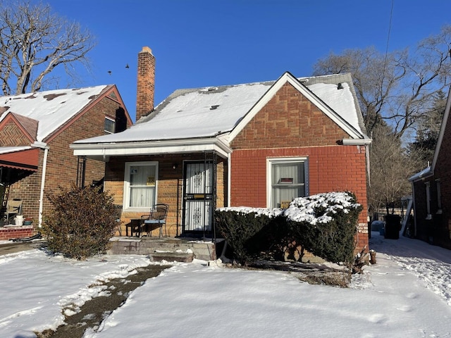 view of front of property