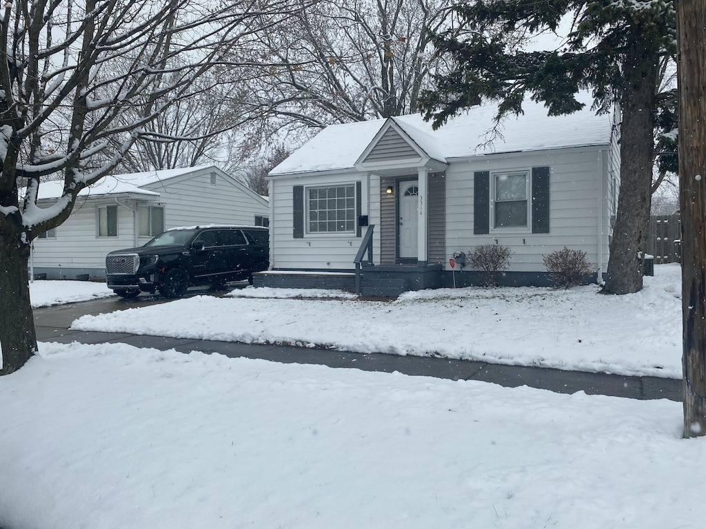 view of bungalow-style house