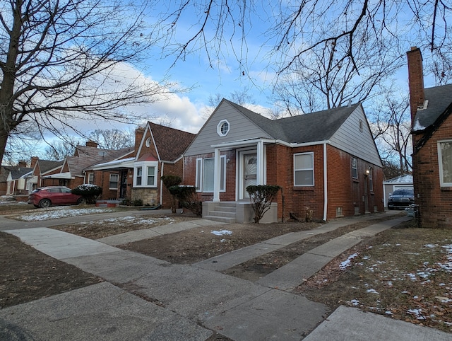 view of bungalow