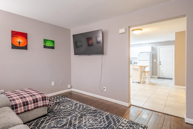 interior space featuring light hardwood / wood-style flooring