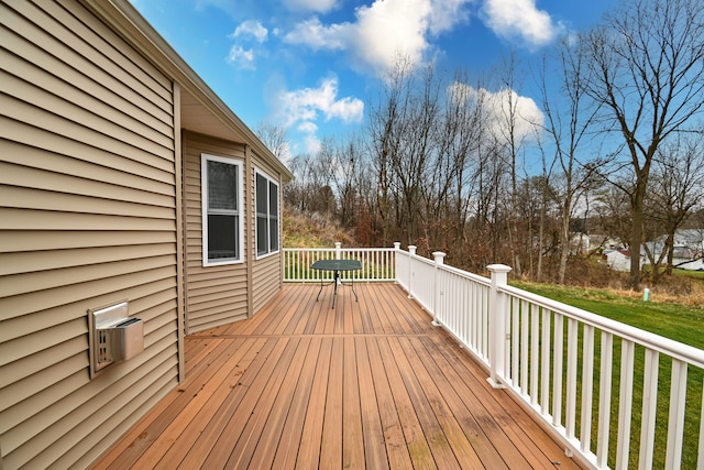 view of deck