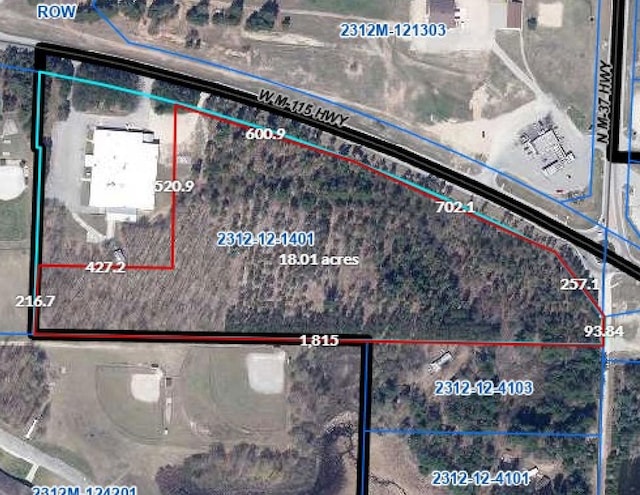 6086 W M-115, Mesick MI, 49668 land for sale