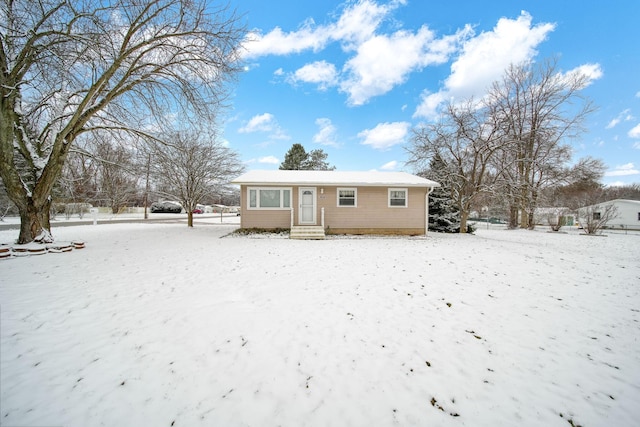 view of front of home