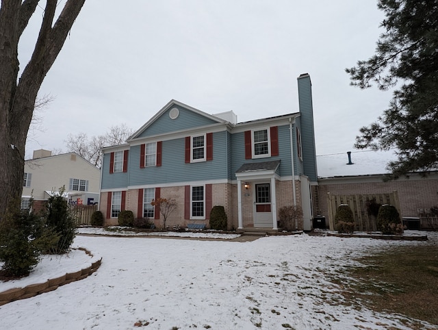 view of front of property