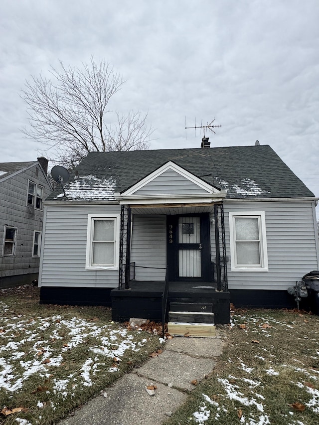 bungalow with covered porch