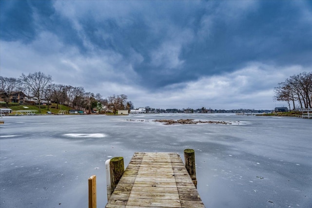 view of dock