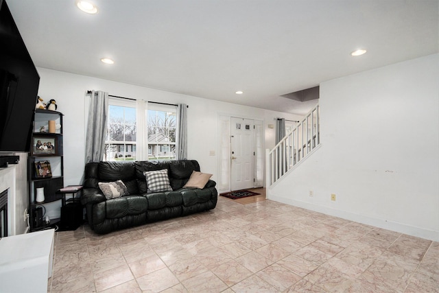 view of living room