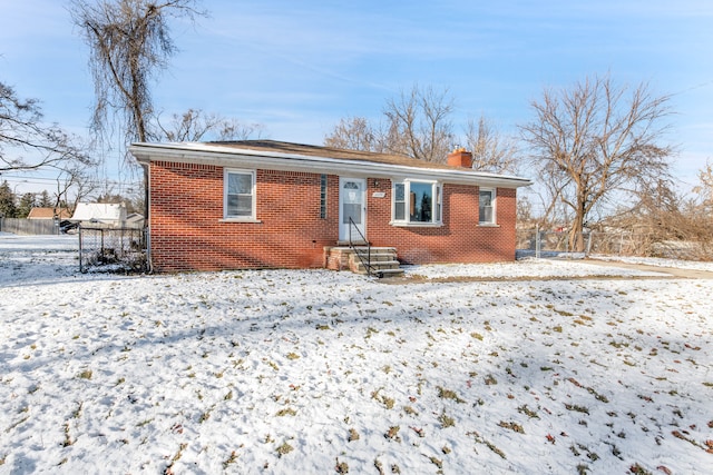 view of front of property