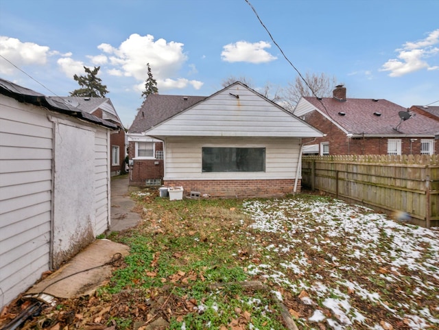 view of back of house