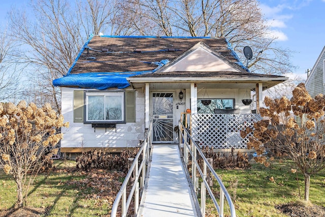 view of bungalow-style house