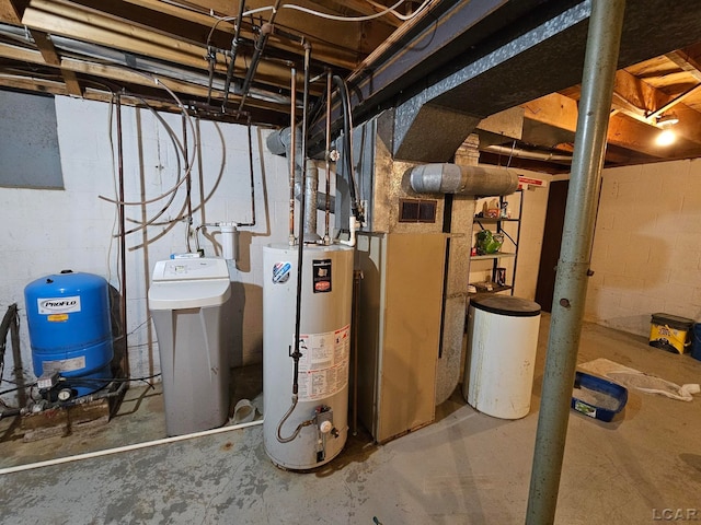 utilities featuring water heater