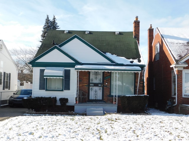 view of bungalow-style house