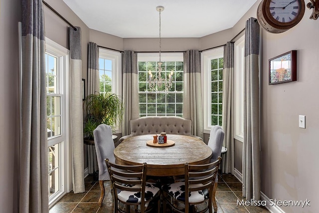 view of dining space