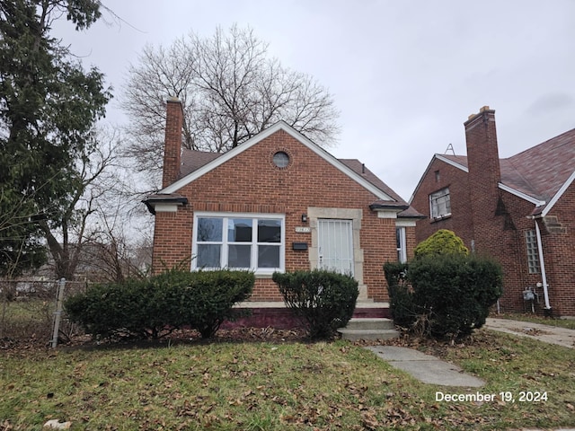 view of bungalow-style home