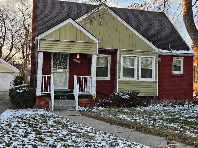 view of bungalow