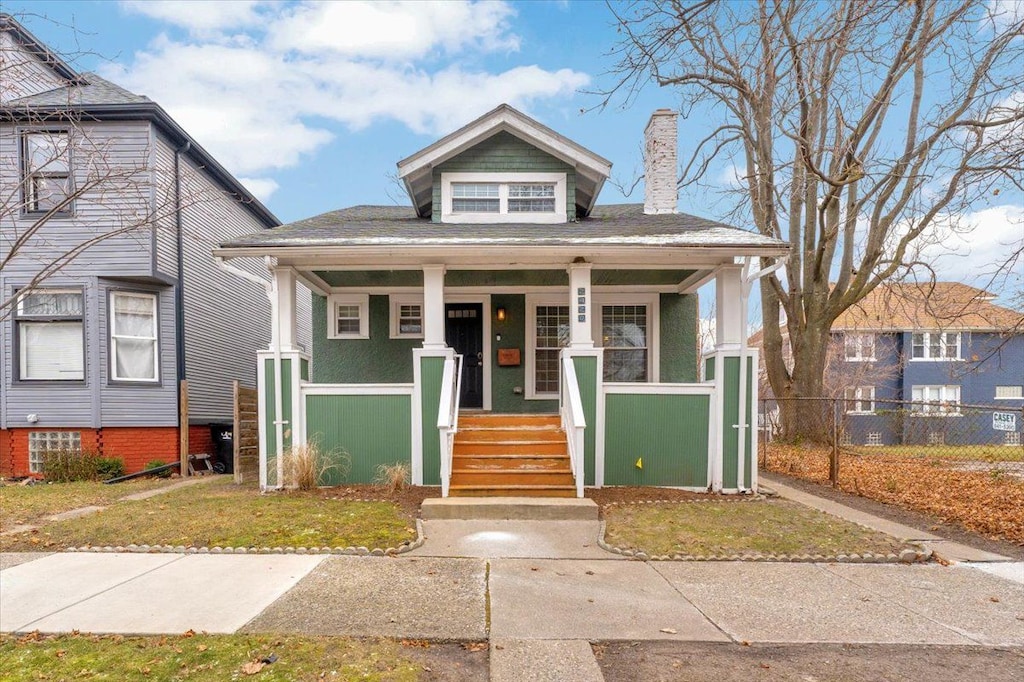 view of bungalow-style house