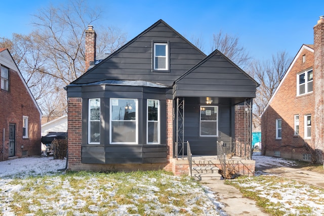 view of bungalow-style house