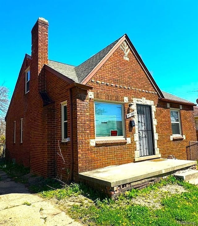 view of rear view of property