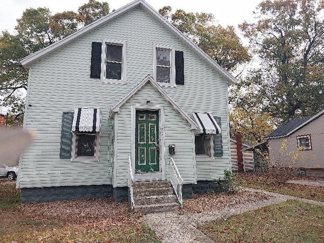 view of front of property