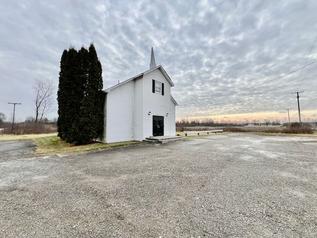 view of side of home