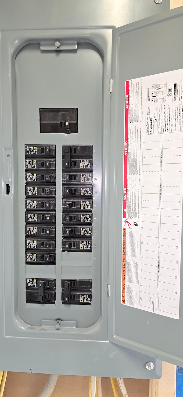 utilities with electric panel