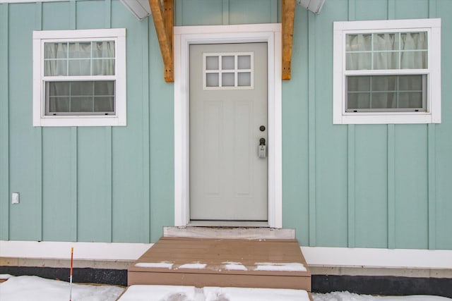 view of property entrance