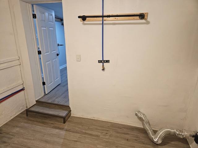 interior space featuring hardwood / wood-style floors