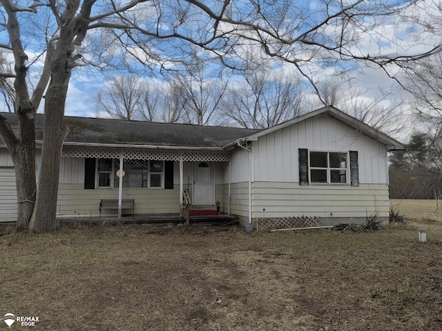 view of ranch-style house