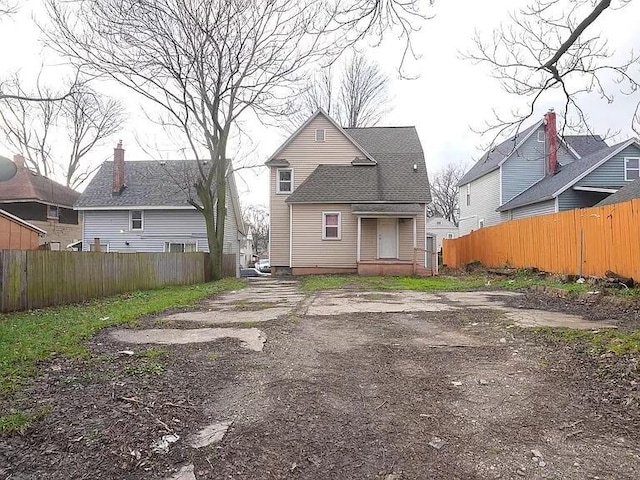 view of rear view of house