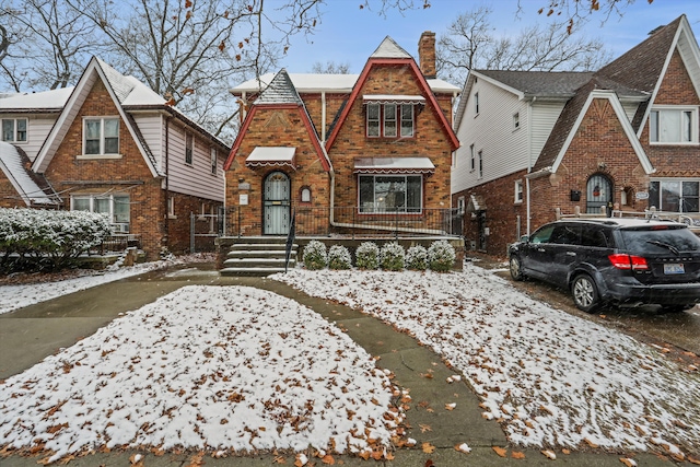 view of english style home