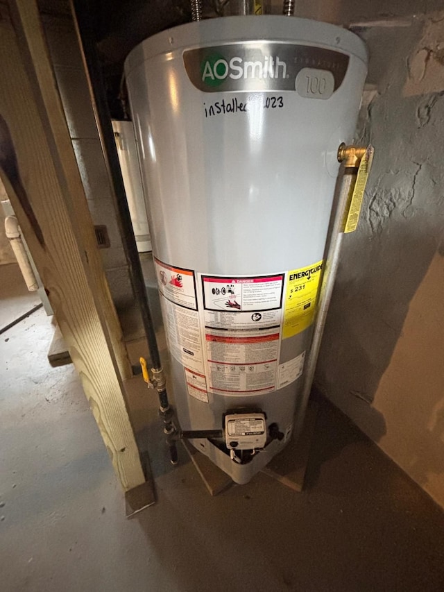 utilities featuring water heater