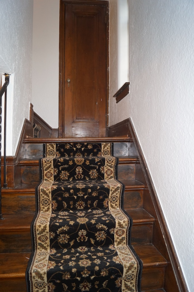 view of stairs