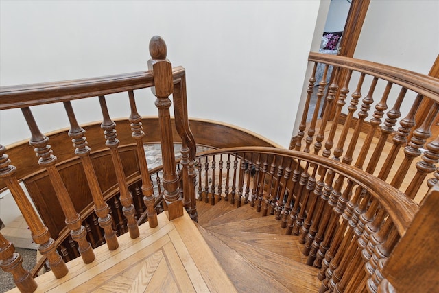 view of stairs