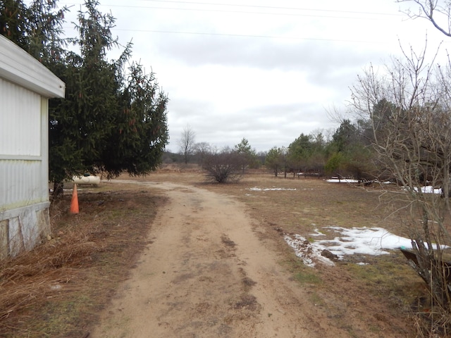 view of road