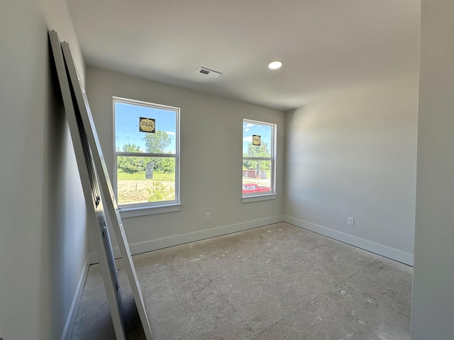 2011 Green Acres Dr, Adrian, MI 49221 - empty room featuring baseboards and recessed lighting