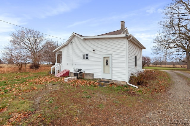 view of back of property