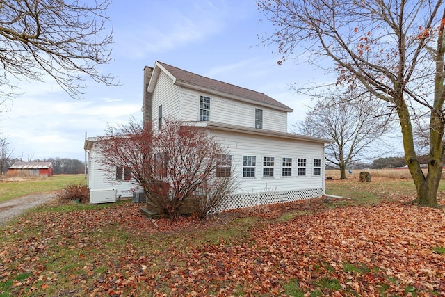 view of side of property