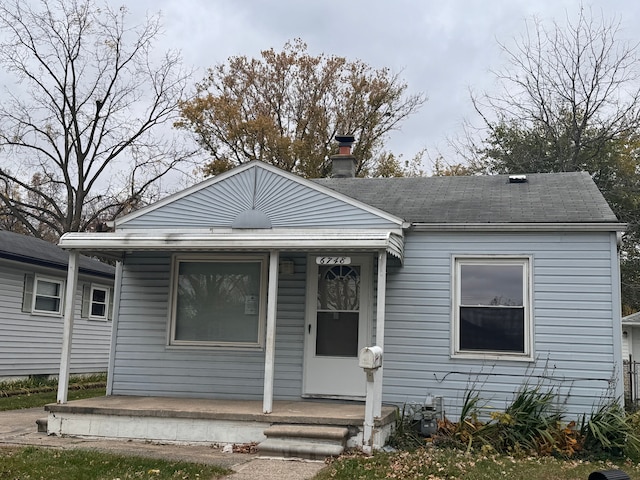 bungalow-style home featuring covered porch