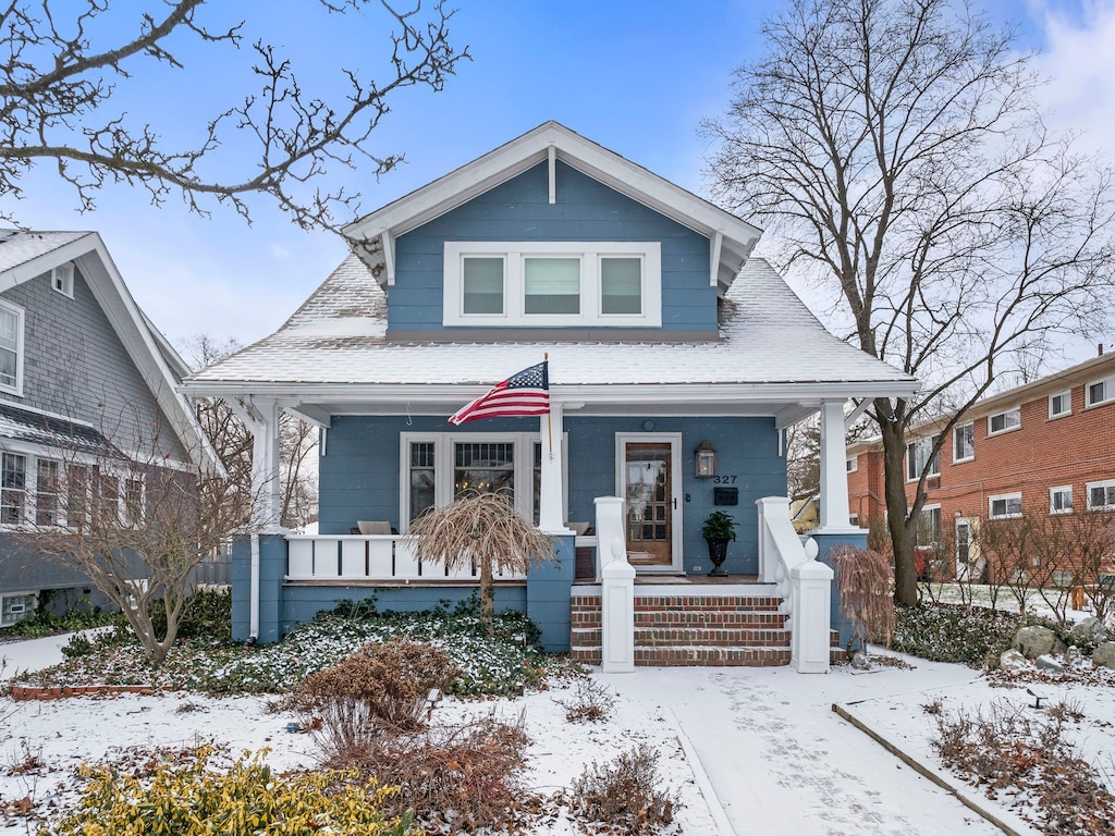 view of bungalow-style house