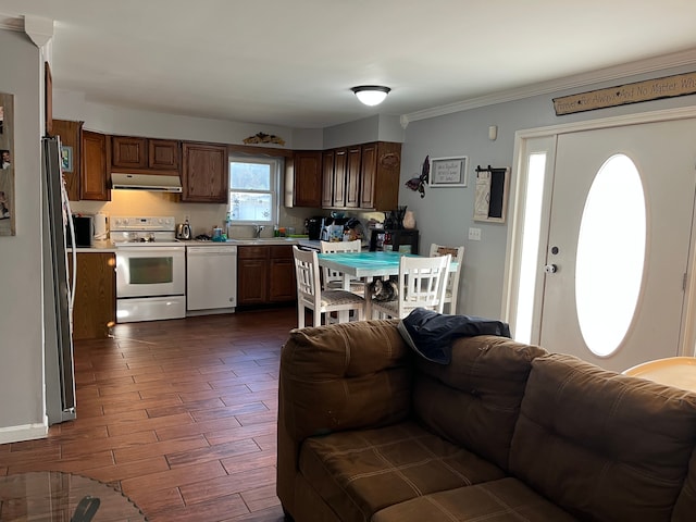 kitchen with appliances with stainless steel finishes and sink