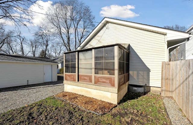 view of property exterior